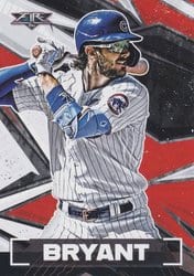 2021 Topps Fire Base Set Kris Bryant #87 card