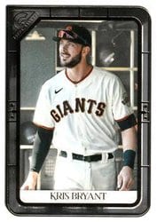 2021 Topps Gallery Base Set Kris Bryant #90 card