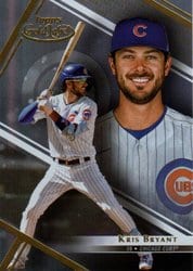 2021 Topps Gold Label Base Set Kris Bryant #15 card