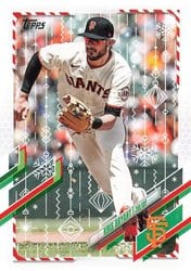 2021 Topps Holiday Base Set Kris Bryant #HW167 card