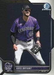 2022 Bowman Chrome Base Set Kris Bryant #72 card