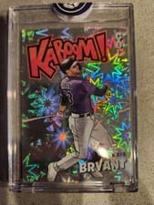 2022 Panini Absolute Kaboom Kris Bryant #K-KB card