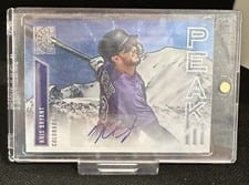 2022 Panini Capstone Peak Autographs Kris Bryant #PA-KB card