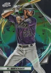2022 Topps Cosmic Chrome Base Set Kris Bryant #175 card