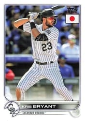 2022 Topps Japan Edition Base Set Kris Bryant #121 card