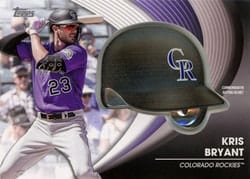 2022 Topps Update Commemorative Batting Helmets Kris Bryant #BH-KB card