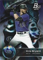 2023 Bowman Platinum Base Set Kris Bryant #50 card