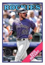 2023 Topps 1988 Topps Baseball (Series 1) Kris Bryant #T88-32 card