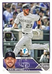 2023 Topps 1st Edition Base Set Kris Bryant #158 card
