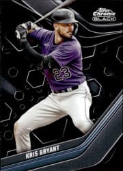 2023 Topps Chrome Black Base Set Kris Bryant #90 card
