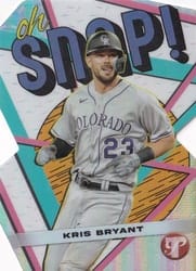 2023 Topps Pristine Oh, Snap! Kris Bryant #OS-12 card