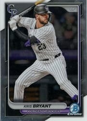 2024 Bowman Chrome Base Set Kris Bryant #90 card