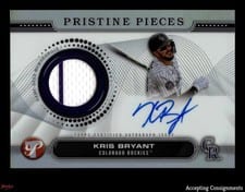 2024 Topps Pristine Pieces Autograph Relic Kris Bryant #PPAR-KB card