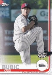 2019 Topps Pro Debut Base Set Kris Bubic #136 card