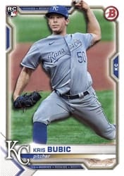 2021 Bowman Base Set Kris Bubic #57 card