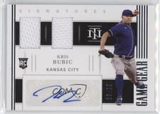 2021 Panini National Treasures Game Gear Materials Signatures Duals Kris Bubic #GGS-KB card