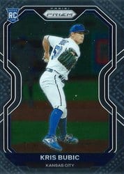 2021 Panini Prizm Base Set Kris Bubic #198 card