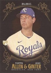 2021 Topps Allen & Ginter X Base Set Kris Bubic #135 card