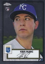 2021 Topps Chrome Platinum Anniversary Base Set Kris Bubic #43 card
