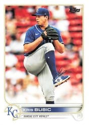 2022 Topps Base Set Kris Bubic #626 card