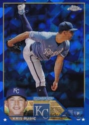 2023 Topps Chrome Sapphire Edition Base Set Kris Bubic #541 card