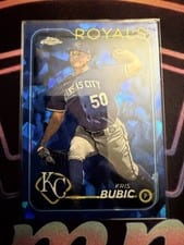 2024 Topps Chrome Update Sapphire Edition Base Set Kris Bubic #USCS148 card