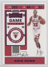 2019 Panini Contenders Kris Dunn Playoff Ticket #63 card