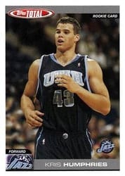 2004-05 Topps Total Base Set Kris Humphries #326 card