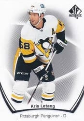 2021-22 SP Authentic Base Set Kris Letang #77 card