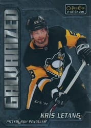 2022-23 O-Pee-Chee Platinum Galvanized Kris Letang #G-12 card