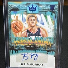2023-24 Panini Court Kings Fresh Paint Autographs Kris Murray #FP-KMP card