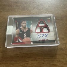 2023-24 Topps 3 Rookie 3 Patch Horizontal Autographs Kris Murray #118 card