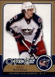 2008-09 O-Pee-Chee Base Set Kris Russell #233 card