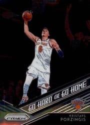 2018-19 Panini Prizm Go Hard or Go Home Kristaps Porzingis #7 card