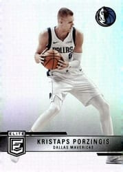 2021-22 Donruss Elite Base Set Kristaps Porzingis #81 card