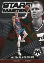 2021-22 Panini Mosaic Stare Masters Kristaps Porzingis #22 card