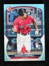 2023 Bowman Draft Kristian Campbell Sky Blue #BD-125 card