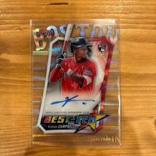 2025 Bowman's Best Best Tek Autographs Kristian Campbell #BTA-KC card