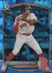 2025 Bowman Sapphire Edition Base Set Kristian Campbell #BCP-42 card