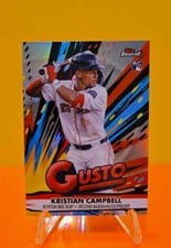 2025 Finest Gusto Kristian Campbell #G-26 card