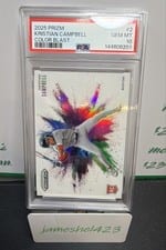 2025 Panini Prizm Color Blast Kristian Campbell #2 card