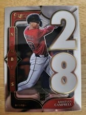 2025 Panini Select Select Numbers Kristian Campbell #2 card