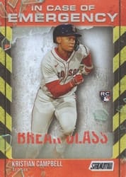 2025 Stadium Club In Case of Emergency Kristian Campbell #ICE-23 card
