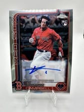 2025 Topps Chrome Rookie Autographs Kristian Campbell #RA-KC card