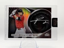 2026 Topps Chrome Black Paint It Autographs Kristian Campbell #PIA-KC card
