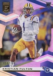 2020 Donruss Elite Base Set Kristian Fulton #131 card