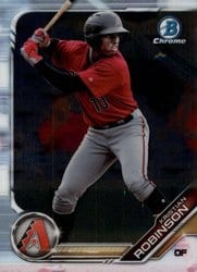 2019 Bowman Chrome Prospects Kristian Robinson #BCP-165 card