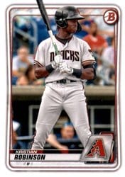 2020 Bowman Draft Base Set Kristian Robinson #BD-192 card