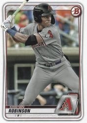 2020 Bowman Prospects Kristian Robinson #BP-27 card