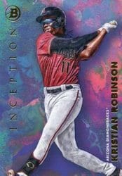 2021 Bowman Inception Base Set Kristian Robinson #60 card